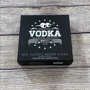 BLKSMITH 8oz Classic Round Flask